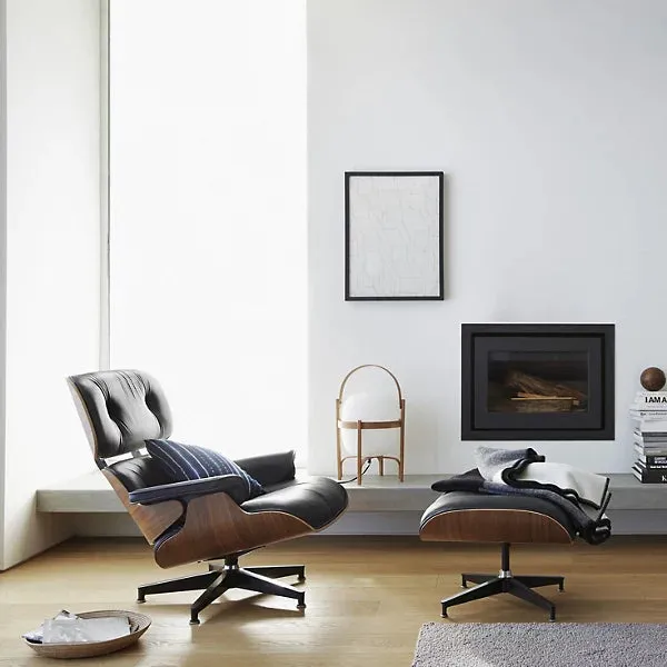 Eames Lounge Chair with Ottoman by Charles & Ray Eames for Herman Miller Tall