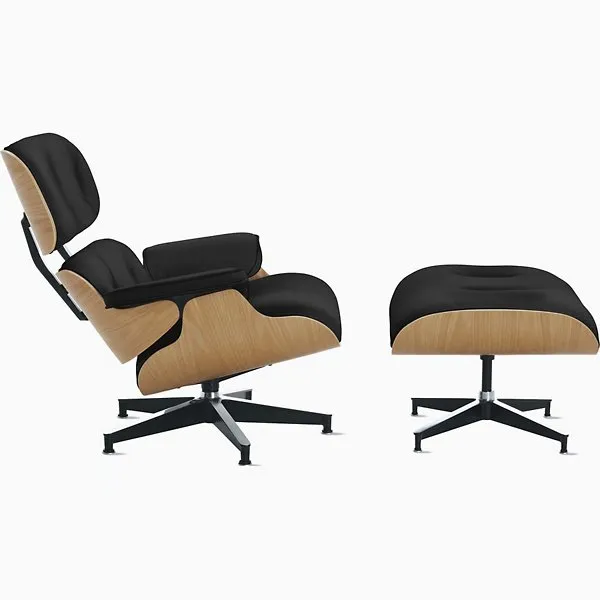 Eames Lounge Chair with Ottoman by Charles & Ray Eames for Herman Miller Tall