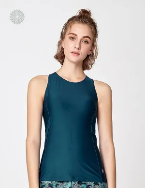easyoga LESPIRO Grace Turn Tank - B3 Dark Blue