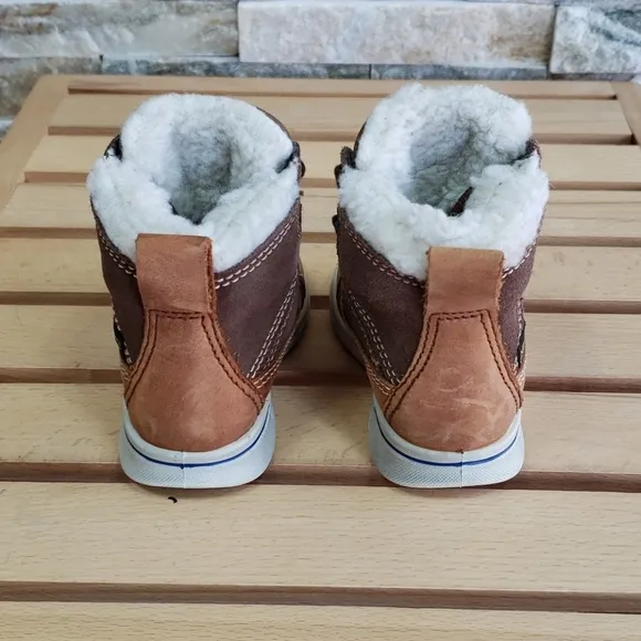 ECCO Kids First Mid Cut Lace Boot