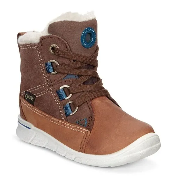 ECCO Kids First Mid Cut Lace Boot
