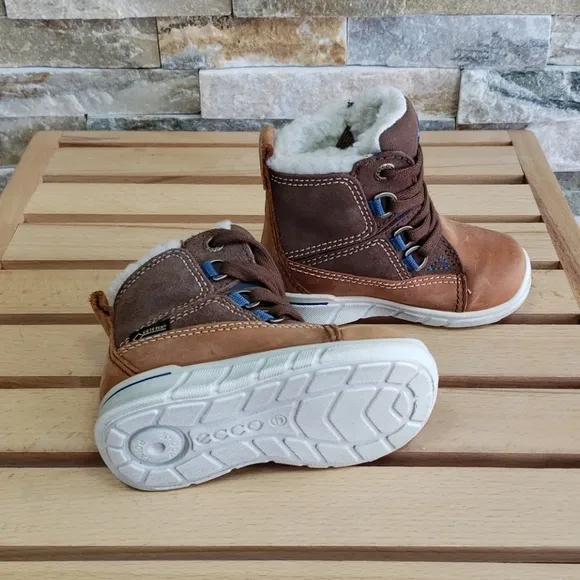 ECCO Kids First Mid Cut Lace Boot