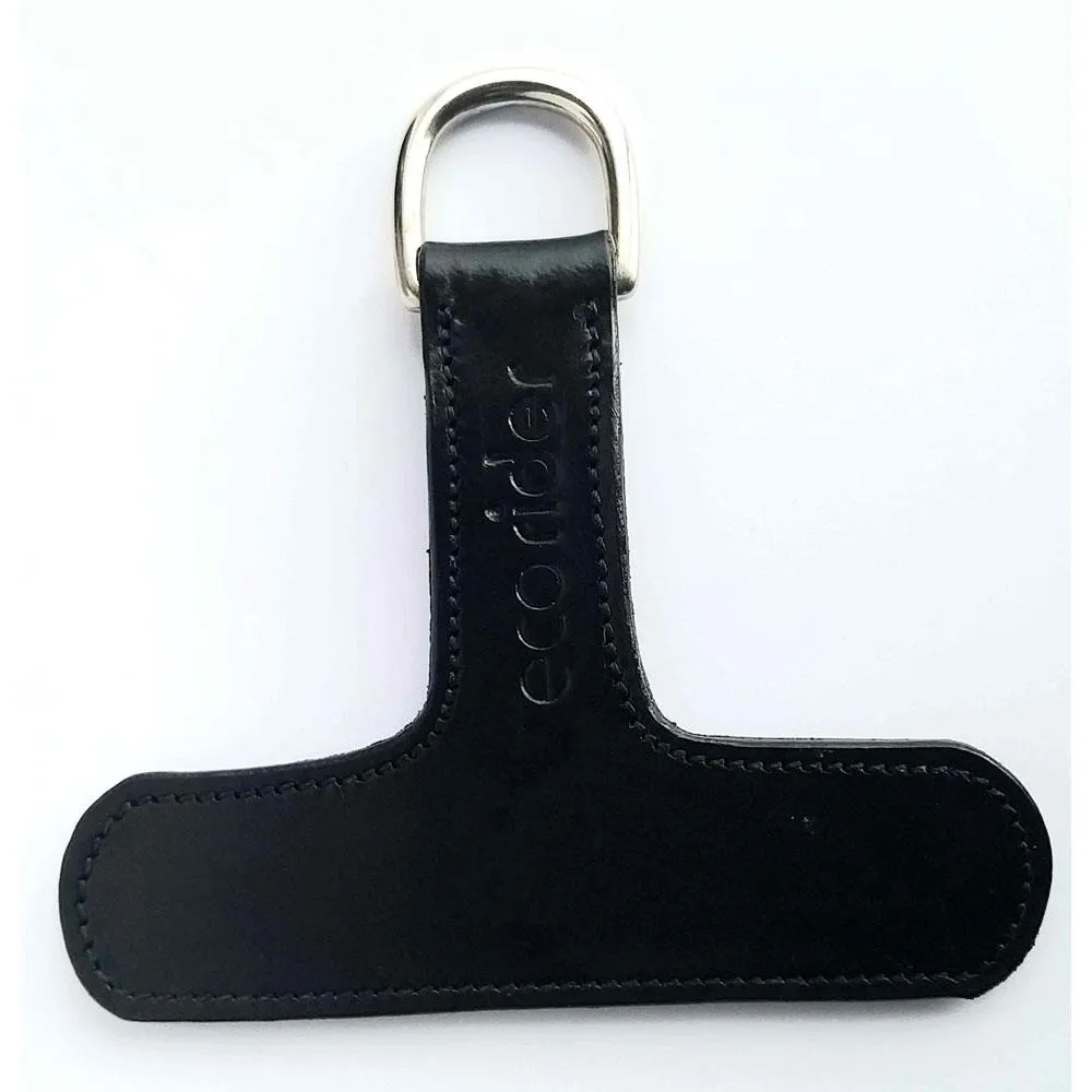 Eco Rider Leather Crupper T Attachment - Fits Most Saddles