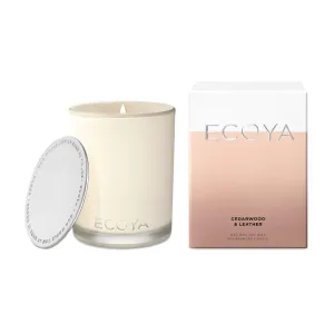 ECOYA - Madison Candle 400g - Cedarwood & Leather
