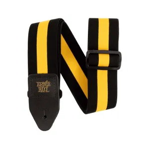 Ernie Ball Stretch Comfort Racer Guitar Strap, Yellow