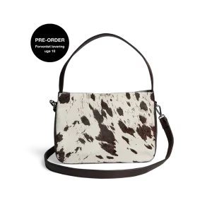 EsaMBG Crossbody Bag, Cow Print - Pre-order