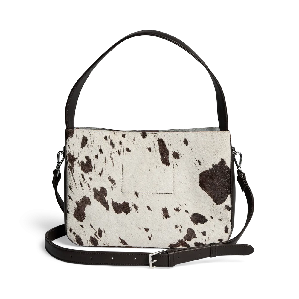 EsaMBG Crossbody Bag, Cow Print - Pre-order