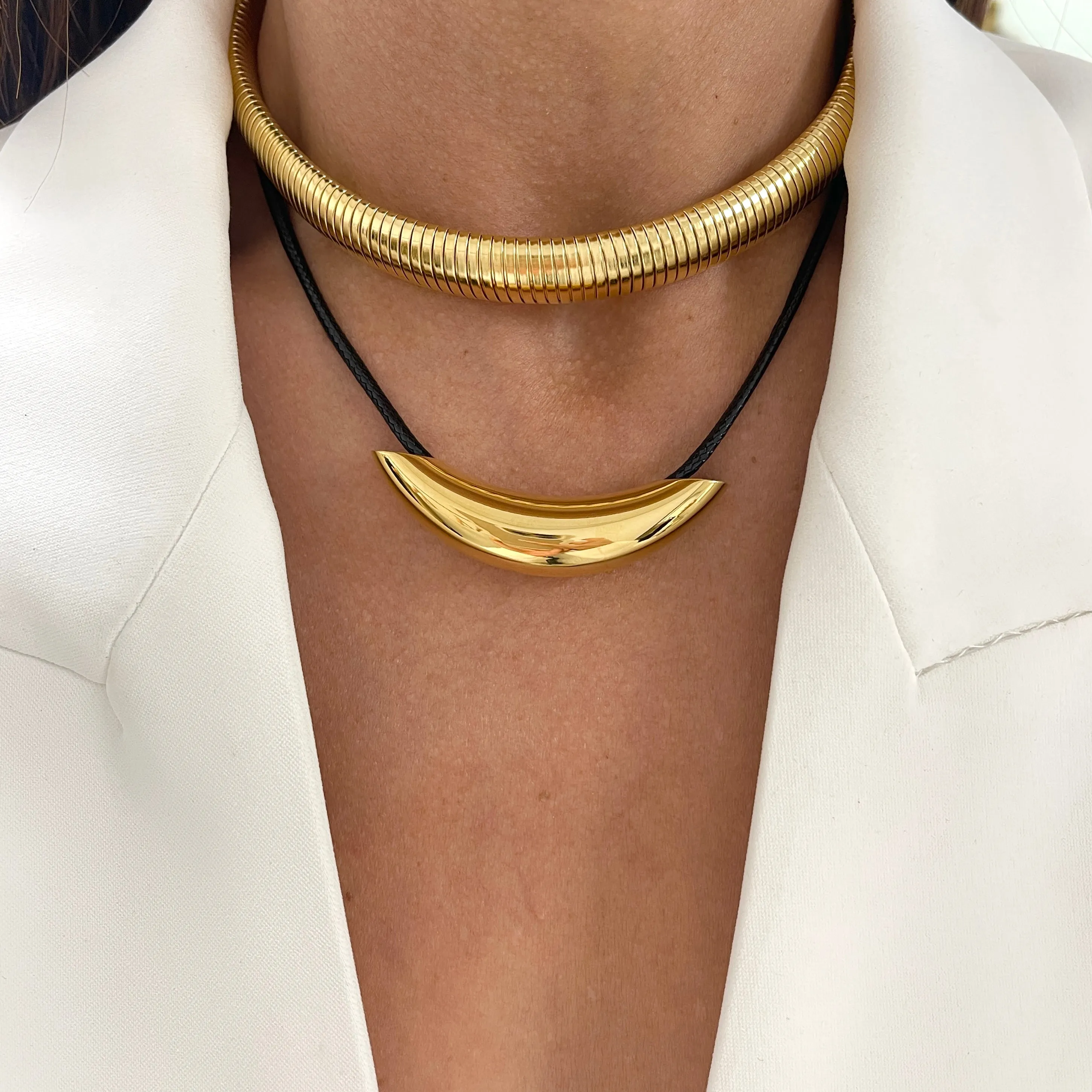 Eugenia Black Necklace