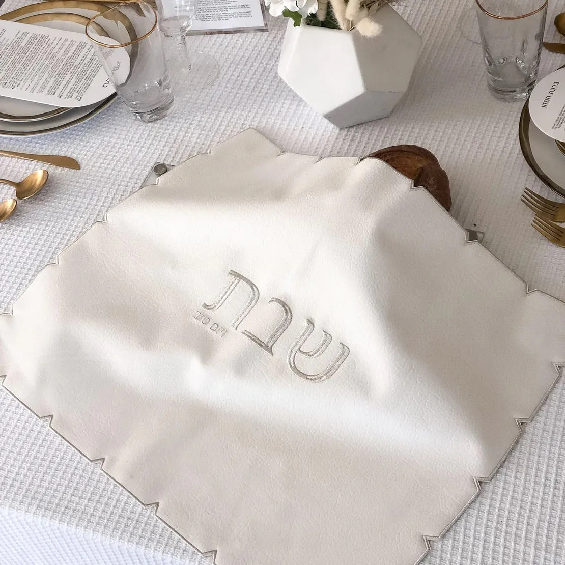 Faux Leather Challah Cover