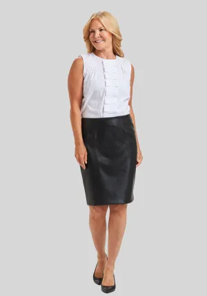 Faux Leather Miley Skirt