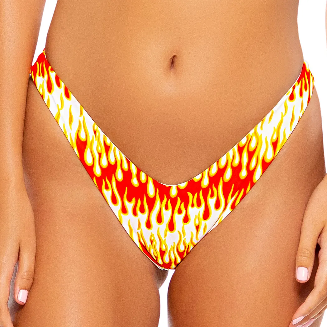 FLAME OF LOVE - High Leg Bottom