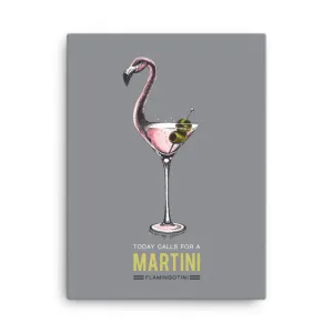 Flamingotini Canvas Print