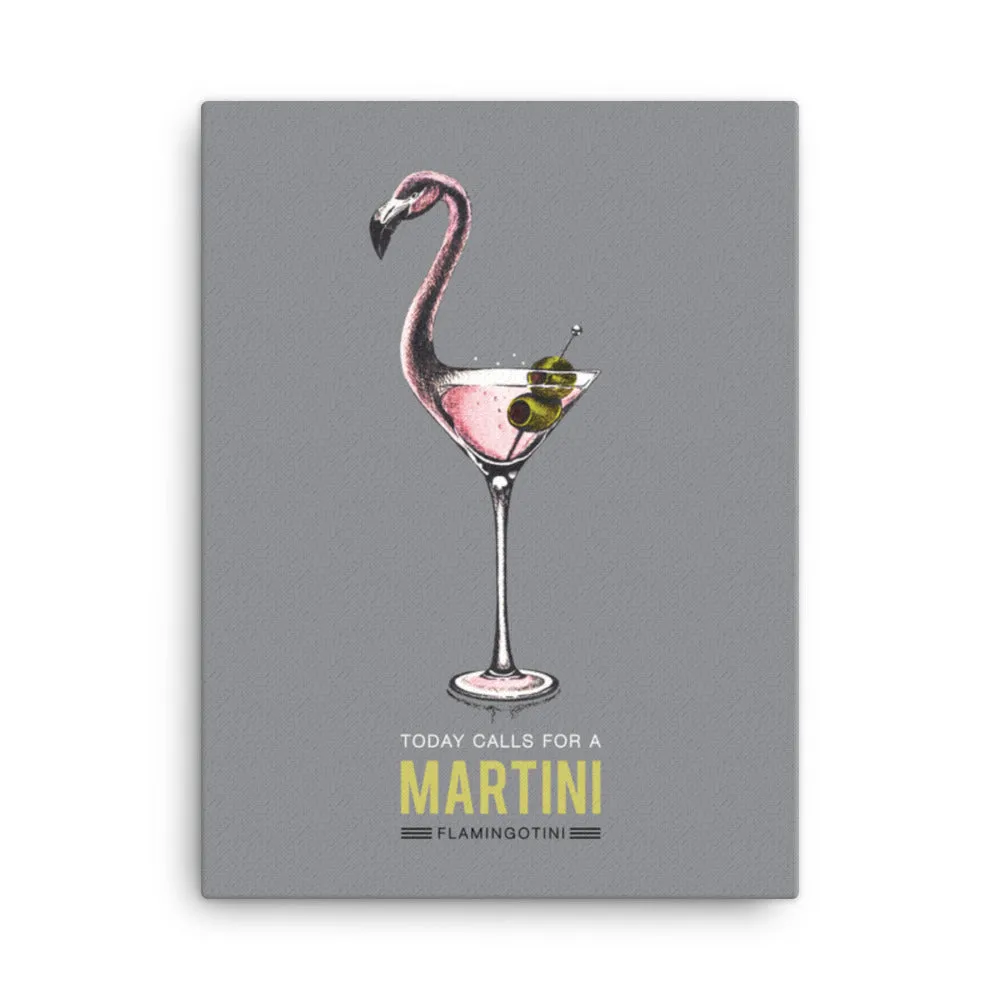 Flamingotini Canvas Print