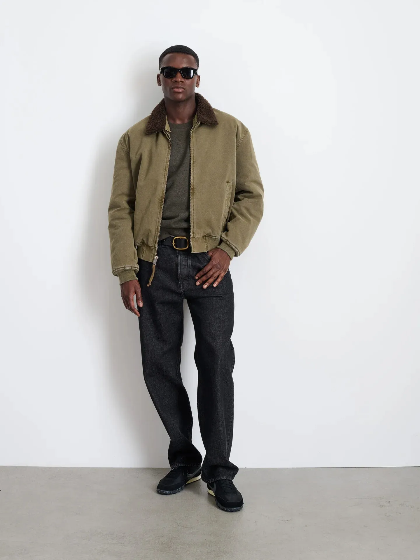 Flight Jacket In Canvas