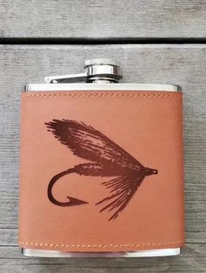 Fly Tie Hip Flask (6 oz)