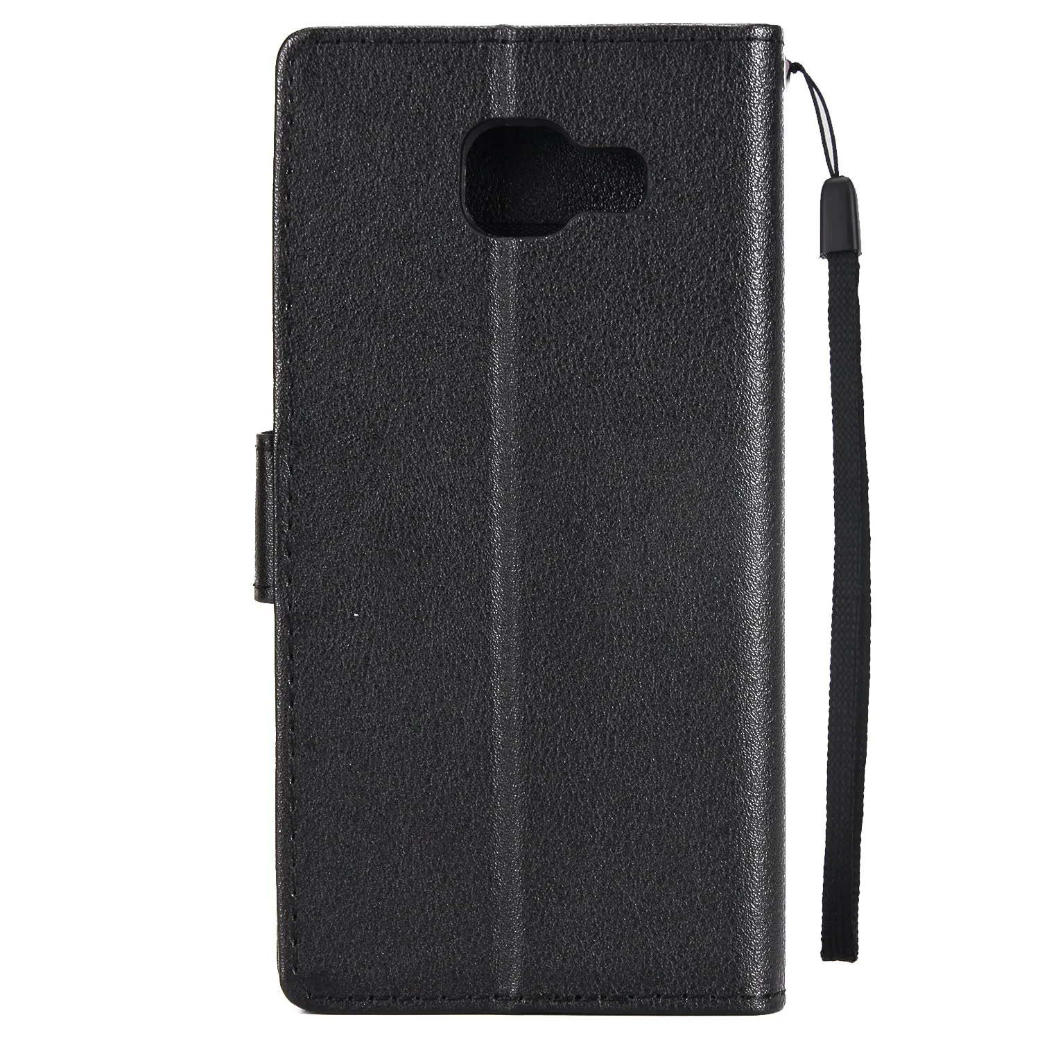 For Samsung A7 2017/A720 PU Leather Cell Phone Case Protective Cover Shell with Buckle brown