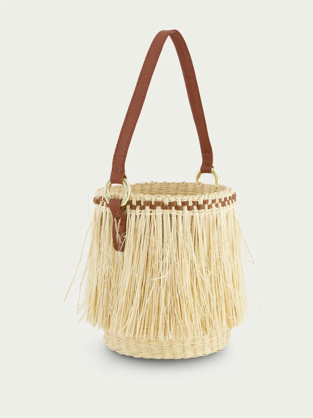 Frayed Mini Handbag