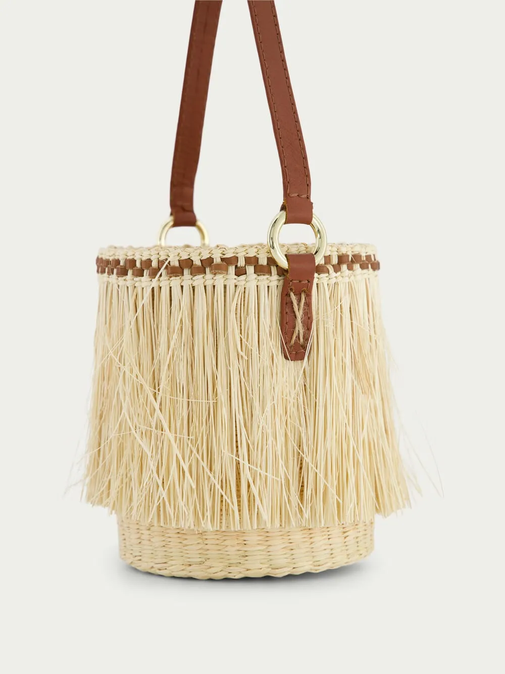 Frayed Mini Handbag