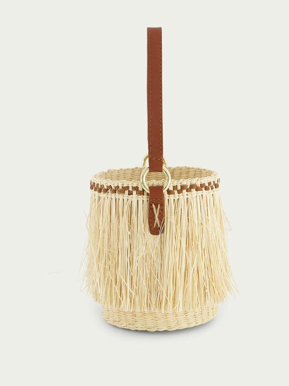 Frayed Mini Handbag