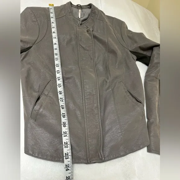 Free People Steel Mill Vegan Faux Leather Jacket🌟