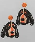 Gameday Glitter Smokey Drop Earrings