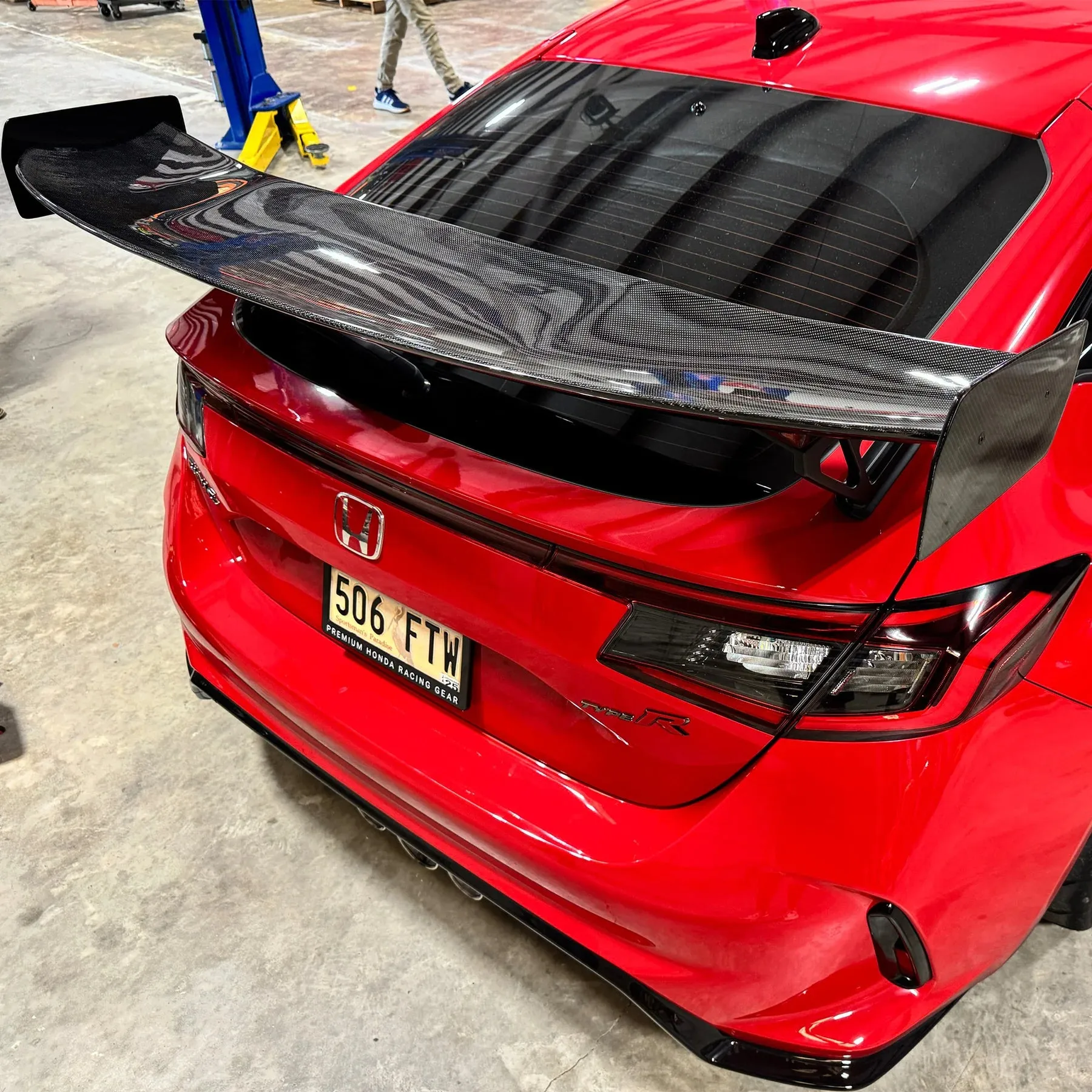 Garage Unique Carbon Fiber Rear Wing for 2023  Honda Civic Type R [FL5]