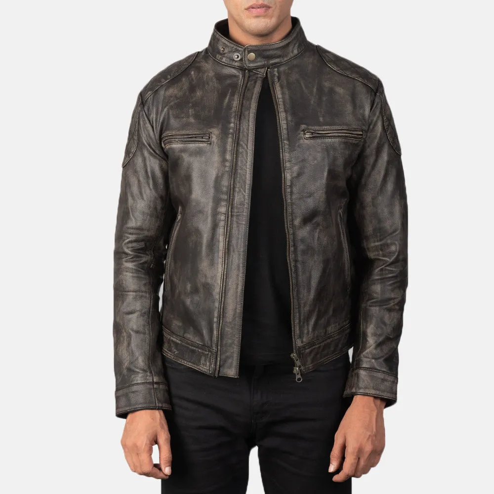 Gatsby Leather Biker's Jacket
