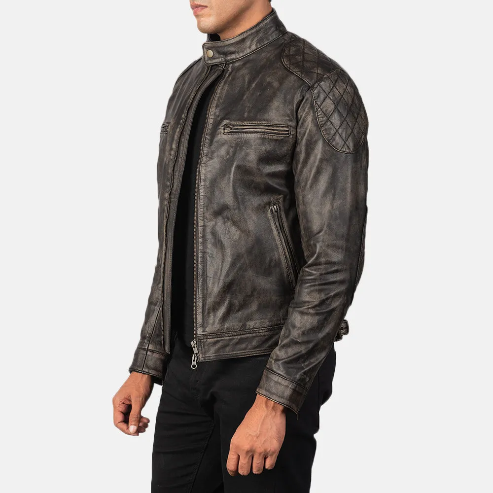 Gatsby Leather Biker's Jacket