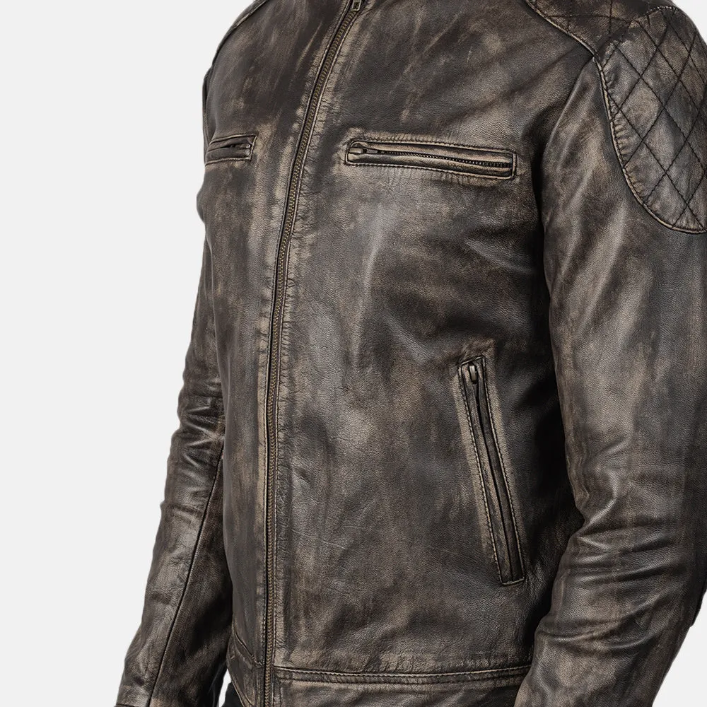 Gatsby Leather Biker's Jacket