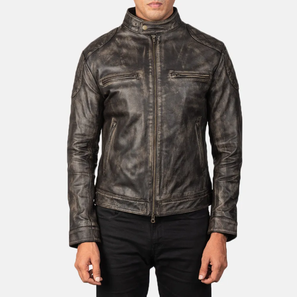 Gatsby Leather Biker's Jacket
