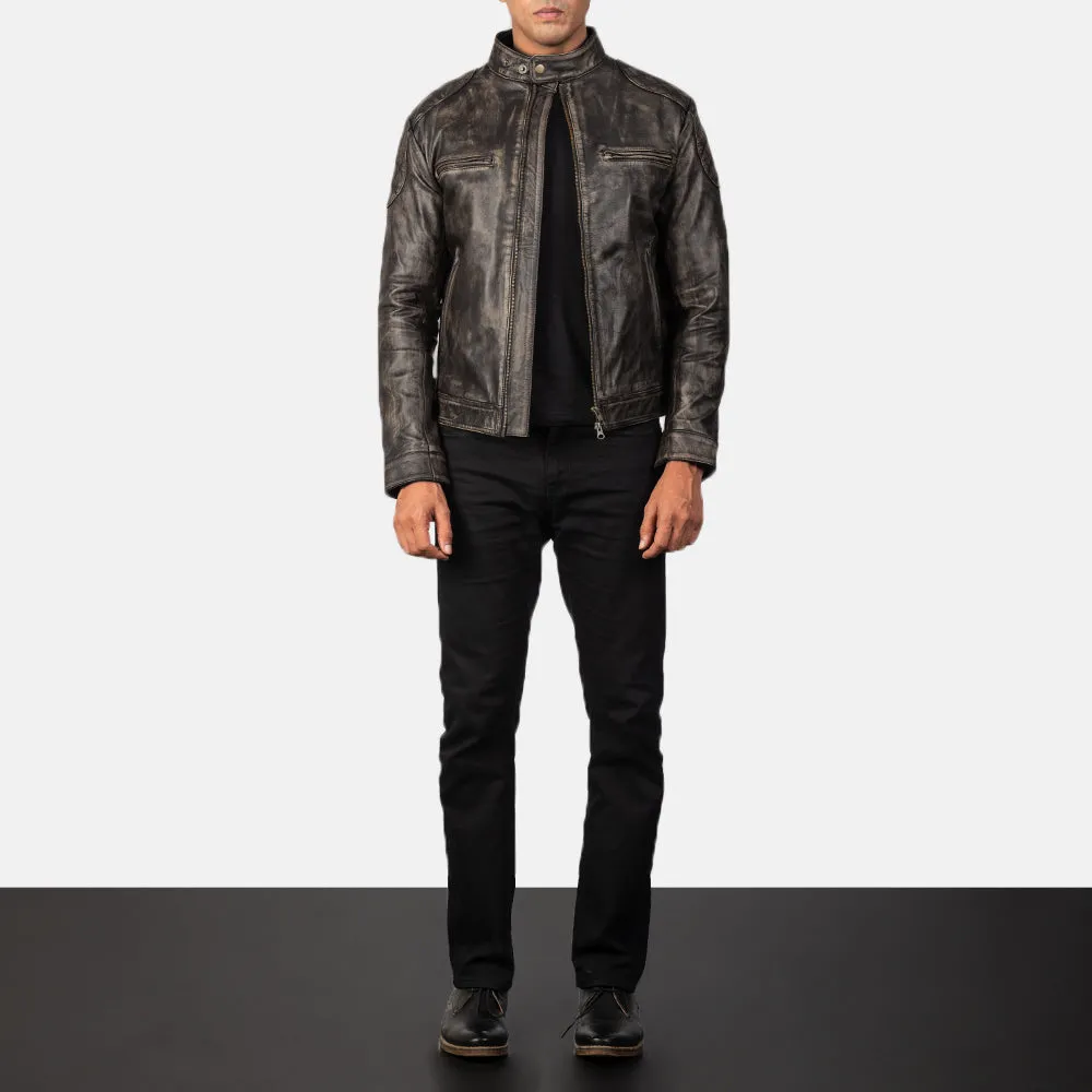Gatsby Leather Biker's Jacket