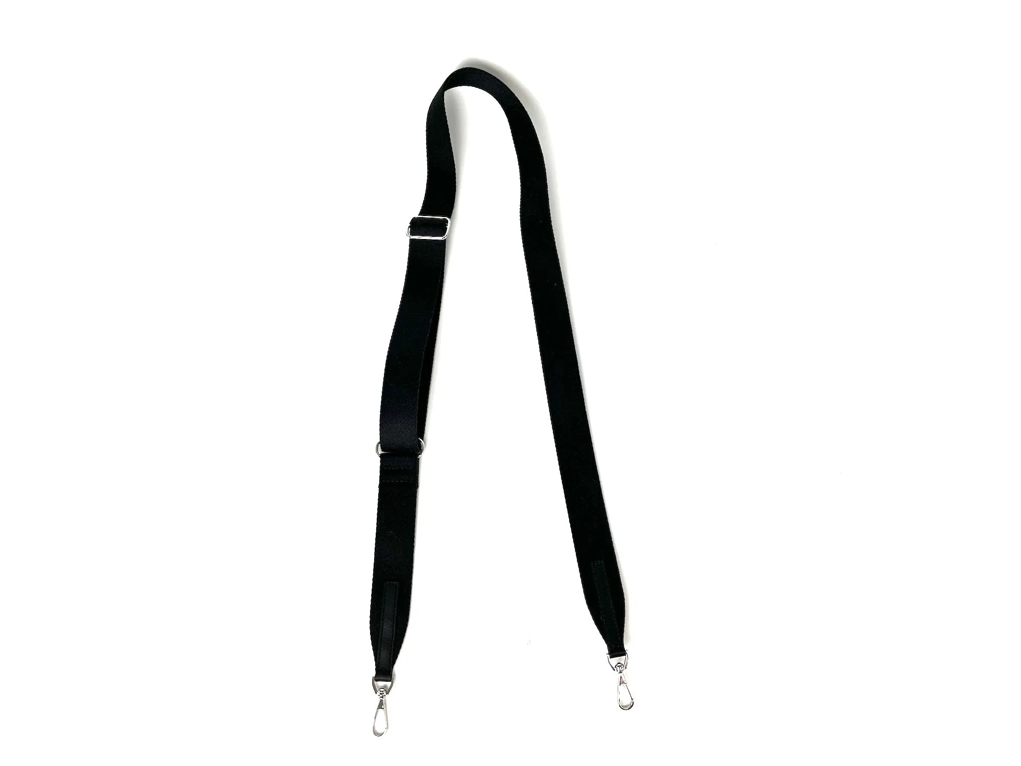 GOYARD Black Canvas Calfskin Adjustable Crossbody Strap