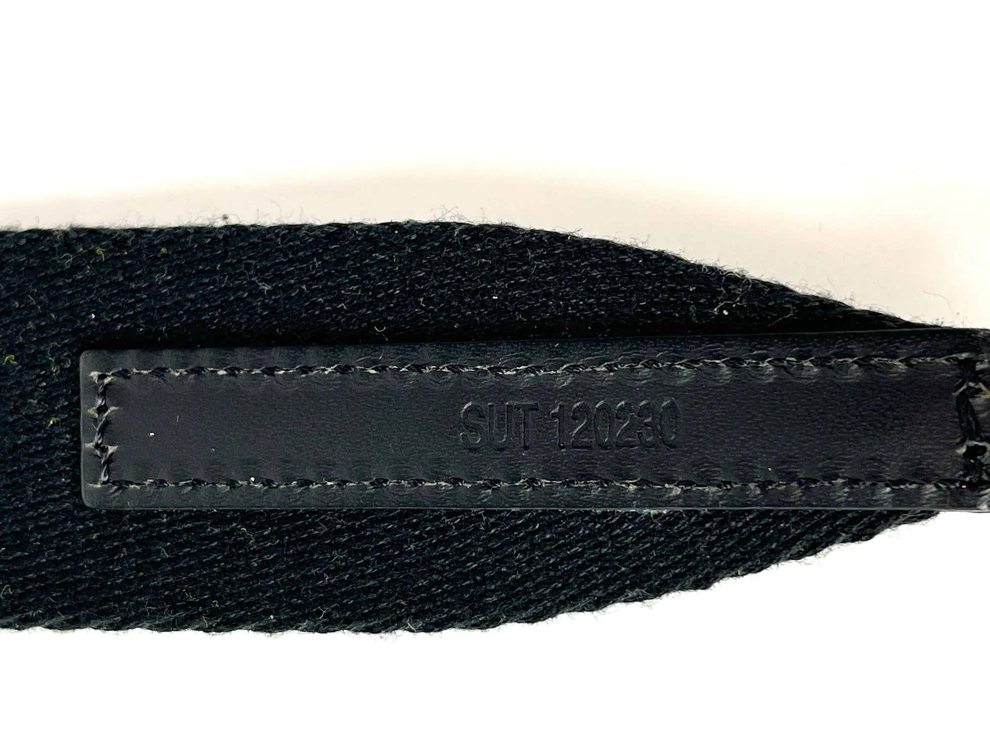 GOYARD Black Canvas Calfskin Adjustable Crossbody Strap