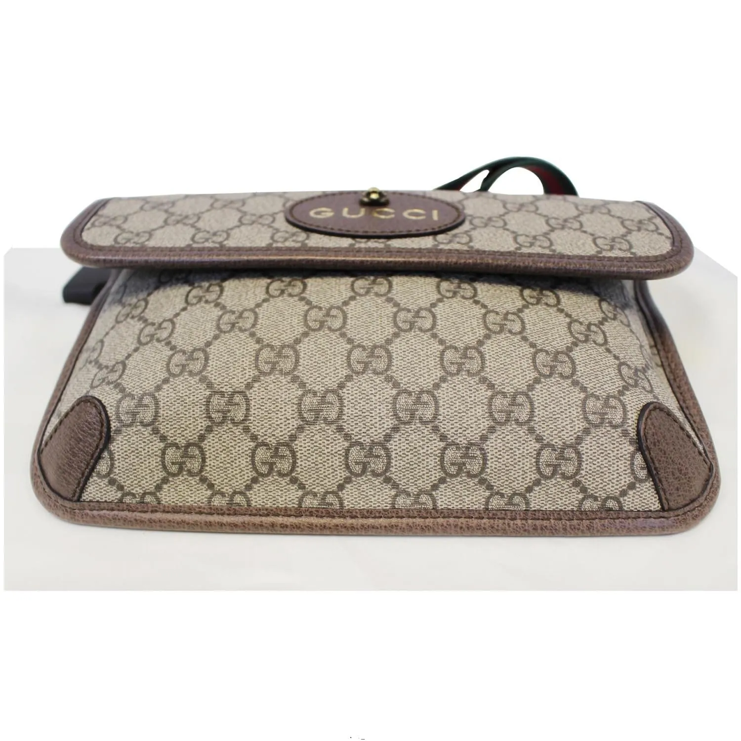 GUCCI GG Supreme Canvas Belt Waist Bag Brown/Beige 493930