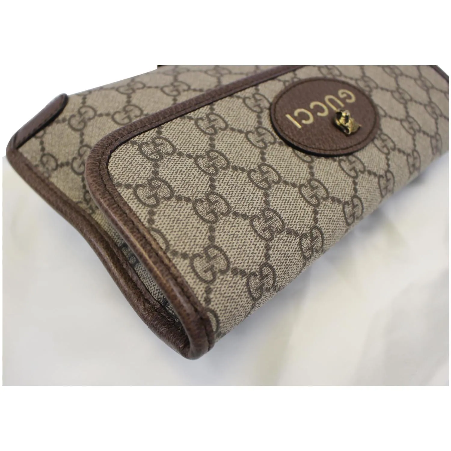 GUCCI GG Supreme Canvas Belt Waist Bag Brown/Beige 493930
