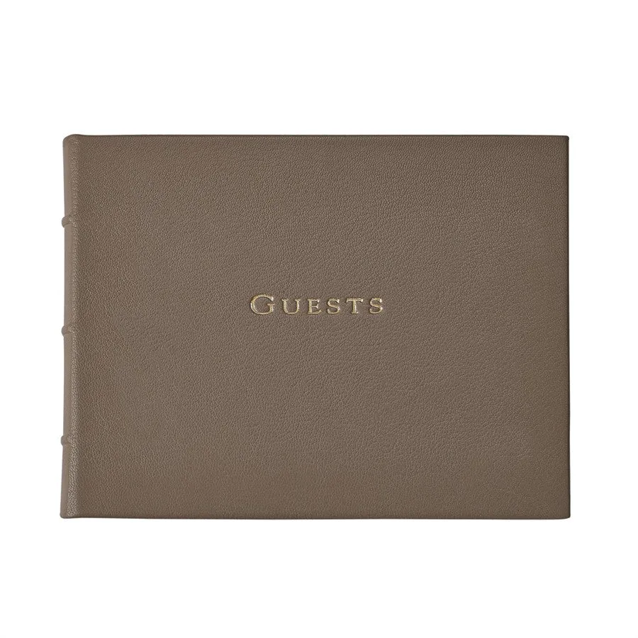 GUEST BOOK - GI - FAUX LEATHER