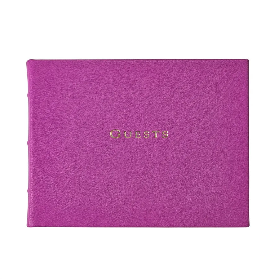 GUEST BOOK - GI - FAUX LEATHER