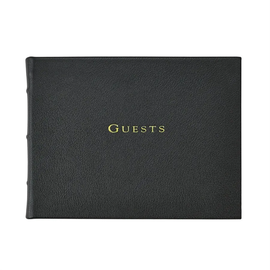 GUEST BOOK - GI - FAUX LEATHER