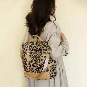 Hazel Blues® |  Leopard PU Leather Backpack Bag