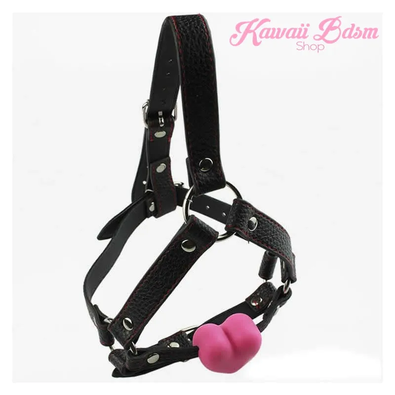 Head Harness Heart Gag