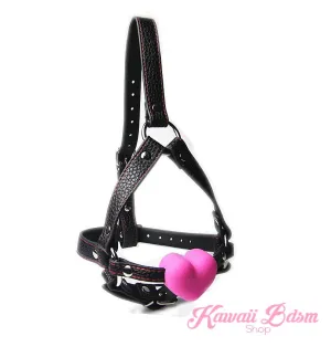 Head Harness Heart Gag