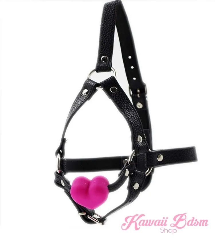 Head Harness Heart Gag