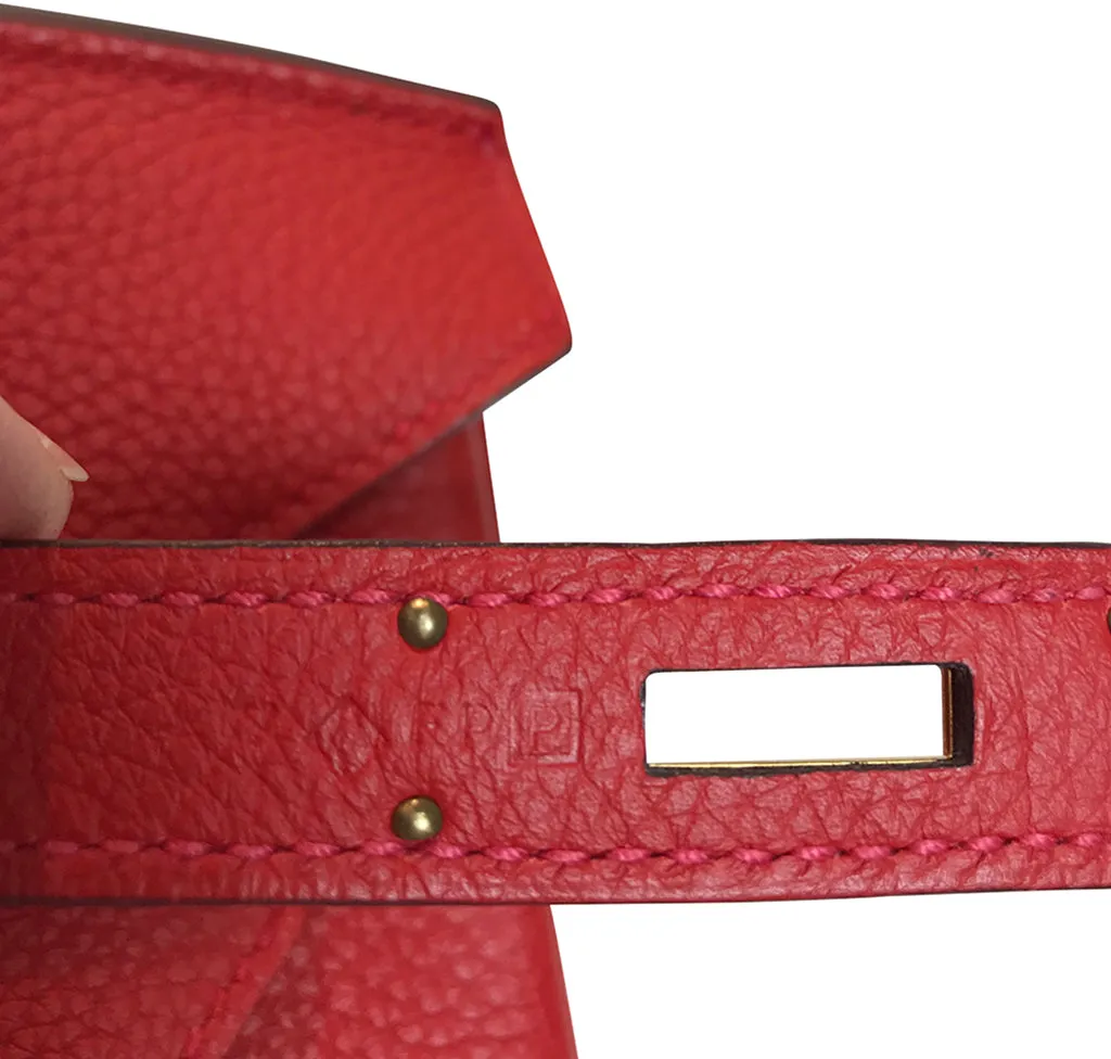 Hermès Birkin 40 Geranium Togo Bag