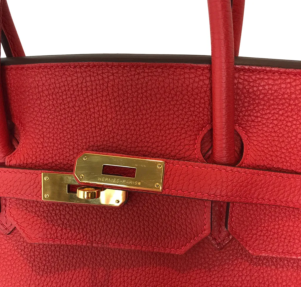 Hermès Birkin 40 Geranium Togo Bag