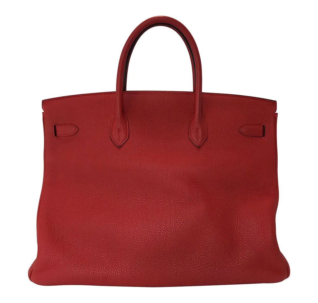 Hermès Birkin 40 Geranium Togo Bag