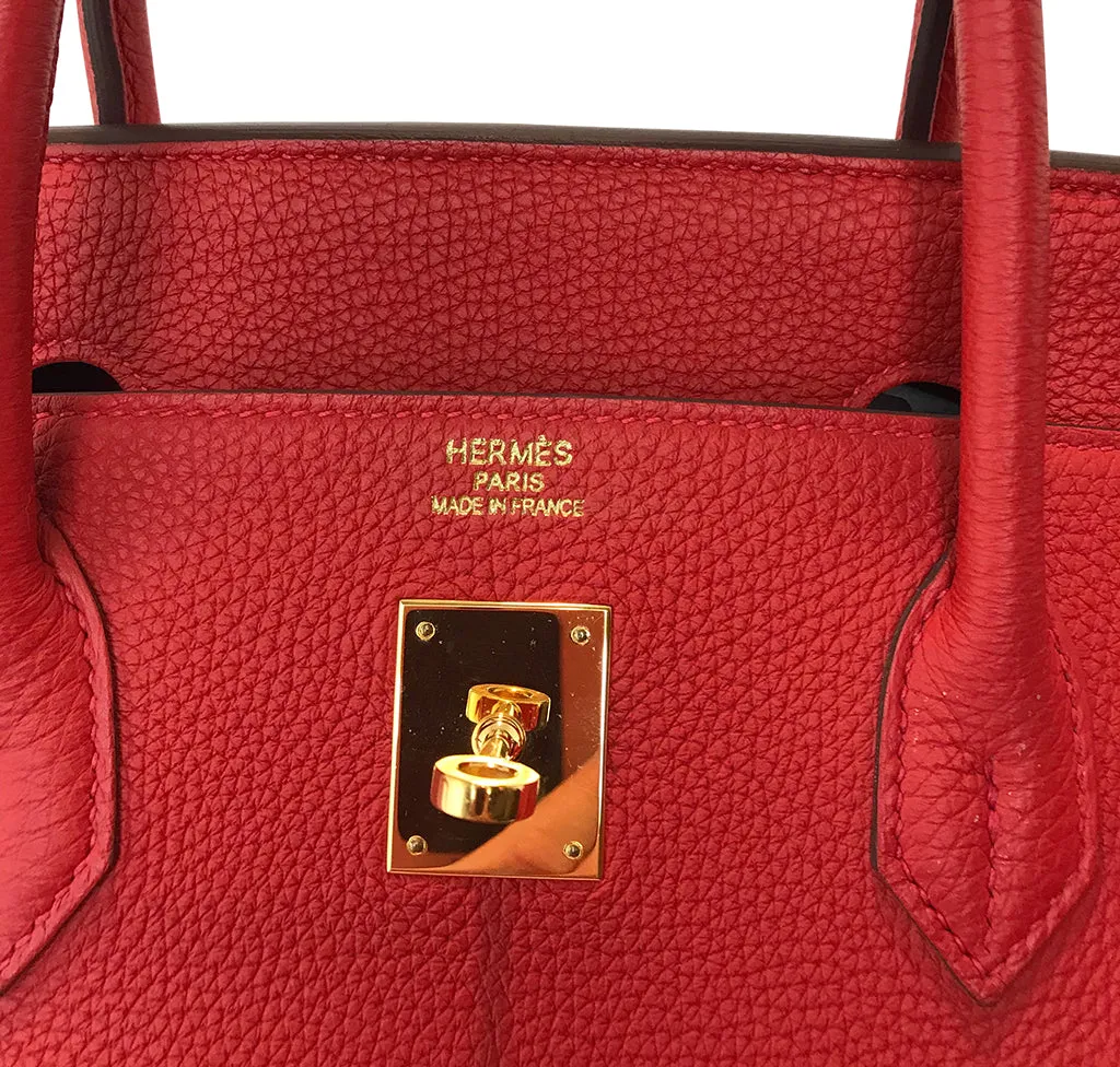 Hermès Birkin 40 Geranium Togo Bag