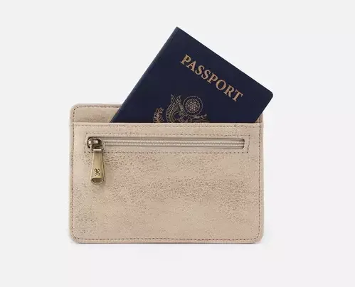 Hobo Euro Slide Metallic Gold