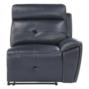 Homelegance Furniture Avenue Right Side Reclining Chair in Navy 9469NVB-RR