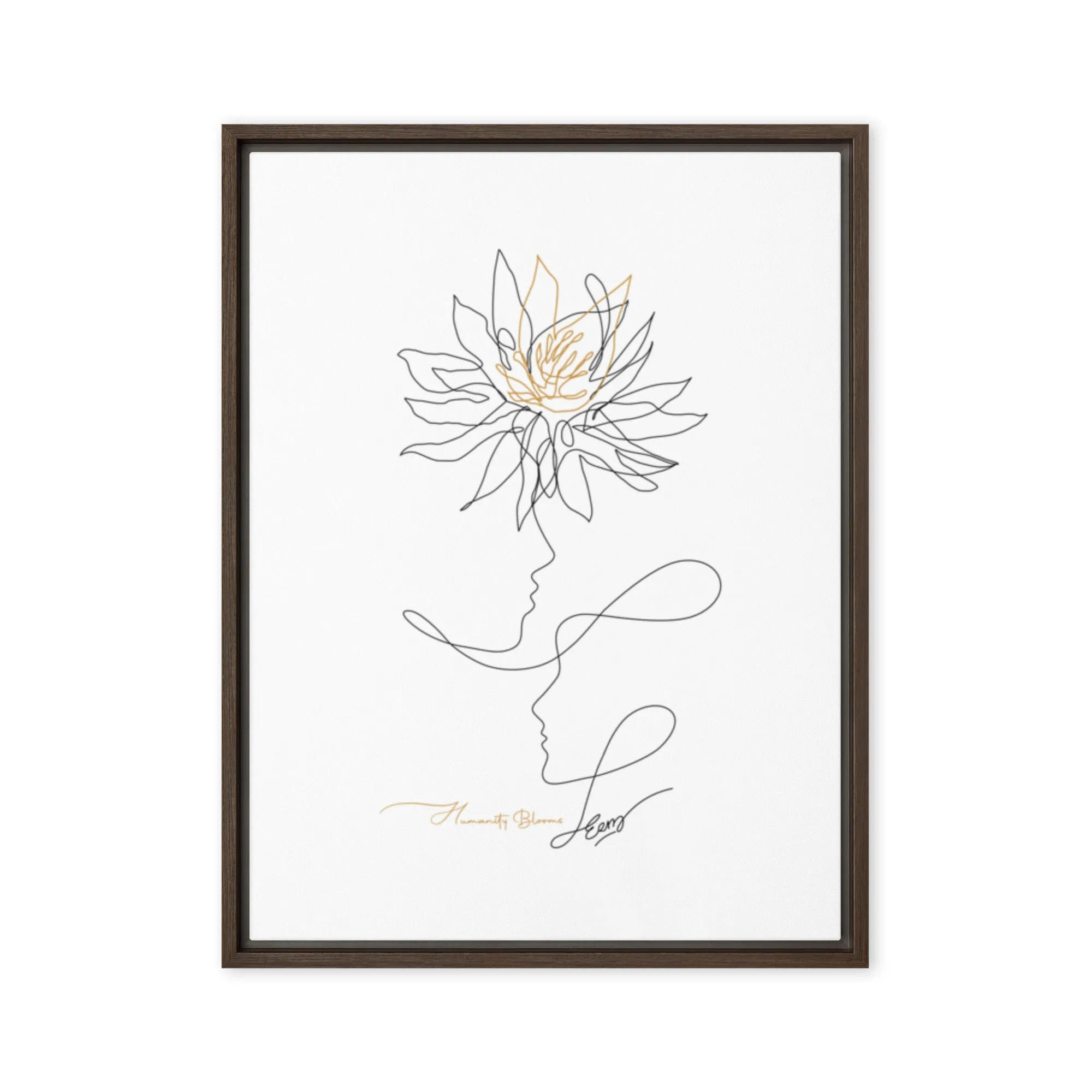 Humanity Blooms Canvas Print