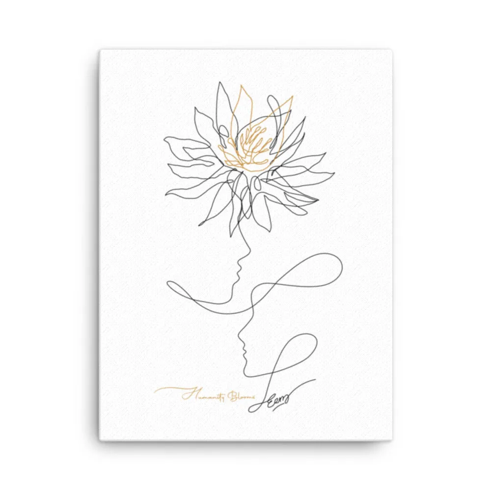 Humanity Blooms Canvas Print